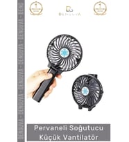 #Vantilatör USB Taşınabilir Şarjlı Katlanabilir Sessiz Güçlü Hava Pervaneli Soğutucu Küçük Vantilatö