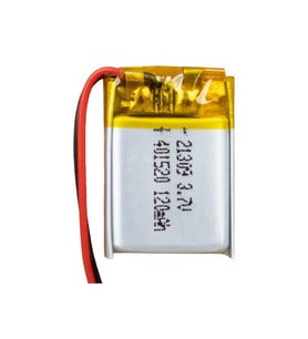 Powermaster 3.7 Volt 120 Mah Lityum Polimer Şarjlı Pil 4X15X20 mm Akıllı Saat Kulaklık Pili