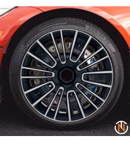 Alfa Romeo 166 16 İnç Jant Kapağı (Takım) Siyah Gri C117