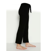 Cepsiz Viskon Yazlık Kadın Pijama Altı V45 (Siyah)