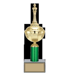 ODAK KUPA - Figürlü Kupalar - Satranç Figürlü Kupalar FG-049 C - 34 cm