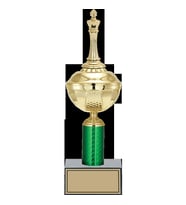 ODAK KUPA - Figürlü Kupalar - Satranç Figürlü Kupalar FG-049 C - 34 cm