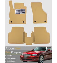 CHRYSLER CROSSFİRE COUPE (2004-2008) Uyumlu EVA Paspas Tam Set–Araca Özel,Su Geçirmez