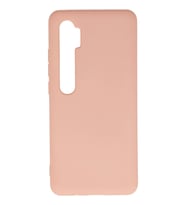 Pilelistore   Xiaomi Mi Note 10 Lite Kılıf Nano içi Kadife Silikon - Pudra