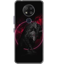 Reeder P13 Blue Max 2020 Kılıf Silikon Desen Black Wolf 1691
