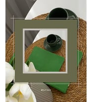 Fincan Defter Set , Yeşil Defter , Yeşil Fincan