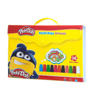 Play-Doh 36 Renk Çantalı Pastel Boya 