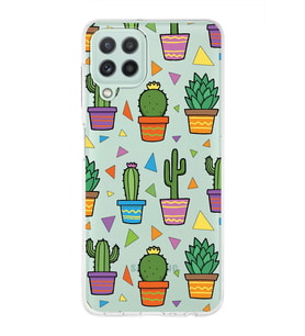 PrintiFy Samsung Galaxy M22 ile Uyumlu 1mm Slim Fit Water Color 4 Baskılı Şeffaf  Kılıf