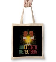 Juneteenth DAY GIFS Bez Çanta Uzun Saplı
