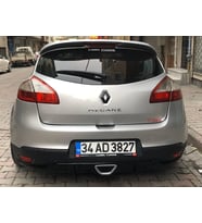 Renault Megane Uyumlu 3 Rs Egzoz Görünümlü Difüzör4 Kapı (Plastik)
