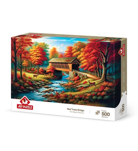 Art Puzzle Kızıl Ağaçlar Köprüsü 500 Parça Puzzle