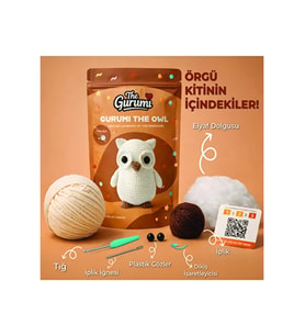 The Gurumi Baykuş Örgü Öğrenme Seti