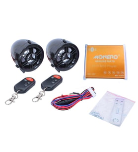 Motor Mp3 Çalar Alarm Seti Bluetooth Mor-Nikel