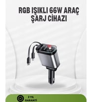 Ford, Opel, Volvo, Skoda Araçlar için 66W Çoklu Hızlı Şarj Cihazı