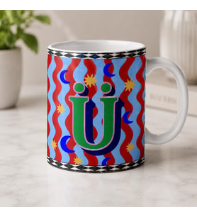 Ü Harf Kupa Bardak
