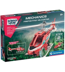Clementoni Mekanik Laboratuvarı Firefighting Helicopter (Çok Renkli)