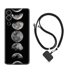 Tecno Pova Neo 2 Kılıf Resimli Boyun Askılı İpli Desenli Silikon Great Moons 1354