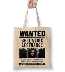 Harry Potter Wanted Bellatrix Lestrange Bez Çanta Uzun Saplı