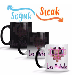 Lea Michele Sihirli Kupa Bardak Porselen