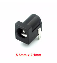 5.5mm x 2.1mm DC Güç Soketi Plastik DC005 Pcb Tip Adaptör