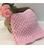 YUMUŞAK DOKULU PEMBE BEBEK BATTANİYESİ 90X90