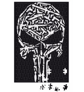 Caveira Armas Puzzle 240 Parça Yapboz