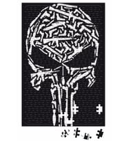 Caveira Armas Puzzle 240 Parça Yapboz