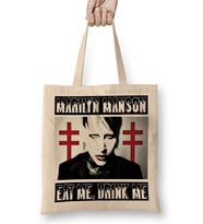 Marilyn Manson Bez Çanta Uzun Saplı