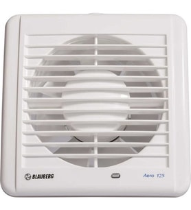 Blauberg Aero Still 125 T Zaman Ayarlı Sessiz Plastik Banyo Fanı 158 m3h (Beyaz)