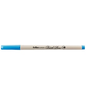 Artline Supreme Brush Uçlu Kalem Fosforlu Mavi