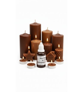 Sıvı Mum Boyası - Kahverengi - 30 ml