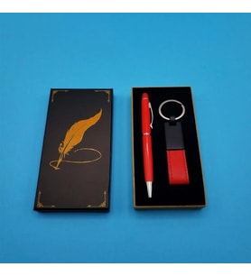 Dodes Deri Anahtarlık ve Touchpen Kalem