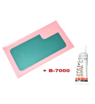 Tkgz Samsung Galaxy S22 Arka Pil Batarya Kapağı (CAM+B-7000) YEŞİL