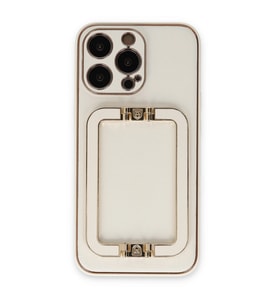 iPhone 13 Pro Max Kılıf Coco Elit Kapak - Beyaz