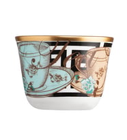 Glazze Flora Mavi 6 Lı Porselen Mırra Seti Glz 130 (Desenli)