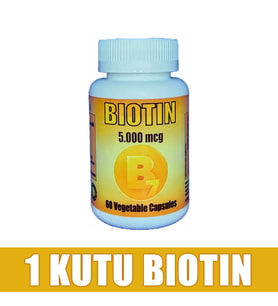 Biotin 5000mg 60 Kapsül (1 KUTU)