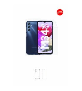 Samsung Galaxy M34 5G Ön Arka ve Yan Kaplama 360 Derece Tam Koruma Full Body Hd Film