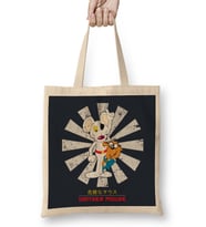 ßDanger Mouse Retro Japanese Bez Çanta Uzun Saplı