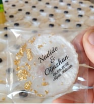 Epoksi Magnet Söz Nişan Nikah Kına Düğün Hediyeliği Kuran Hatırası Sünnet Mevlüt (Altın)