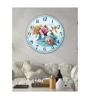 bilge retro Tasarımlı Duvar Saati 35 x 35 CM (Karışık)