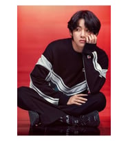 Kim Taehyung 2020 / Tae Siyah Saçlı Tablo Ahşap Poster Dekoratif Kod649