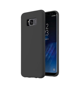 Samsung Galaxy S8 Plus İnce Mat Silikon Kılıf Siyah