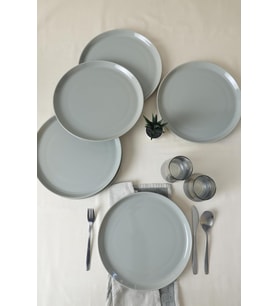 Gri Hitit Servis Tabağı 28 Cm 6 Adet 616