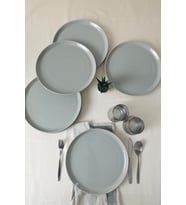 Gri Hitit Servis Tabağı 28 Cm 6 Adet 616