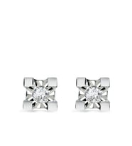 Pırlanta Tektaş Küpe (0.90 Ct Görünüm)