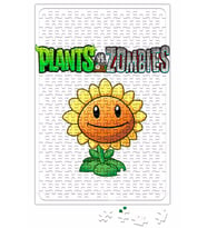 Sunflower Plants ve Zombies Puzzle 240 Parça Yapboz