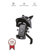 Torima Siyah JX-047 Kedili Motorsiklet ve Bisiklet Telefon Tutucu