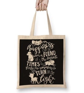 Harry Potter Spirit Animals Bez Çanta Uzun Saplı