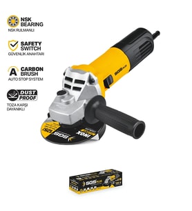 SGS ENDÜSTRİYEL AVUÇ TAŞLAMA 1250 WATT 125MM DEVİR AYARLI SGS5035