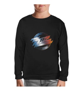 ZZ Top - Logo Siyah Çocuk Sweatshirt